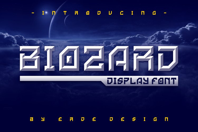 Biozard - Display Font example image 1