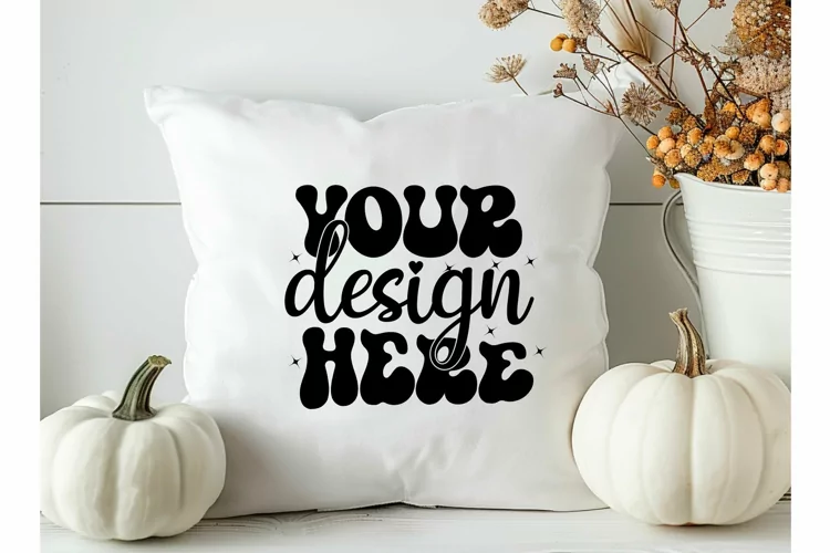 Square Pillow Mockup,Square Pillow JPG