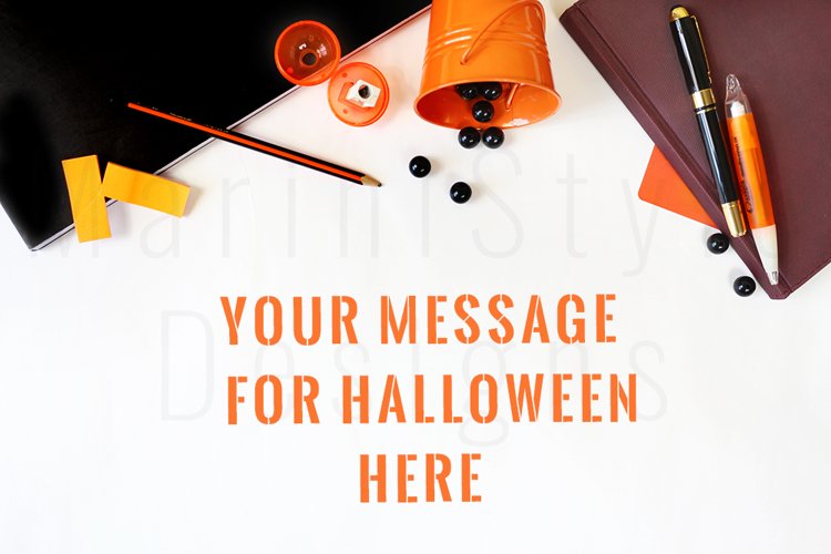 Styled Desktop Mockup, Stationery Stock Photo 55