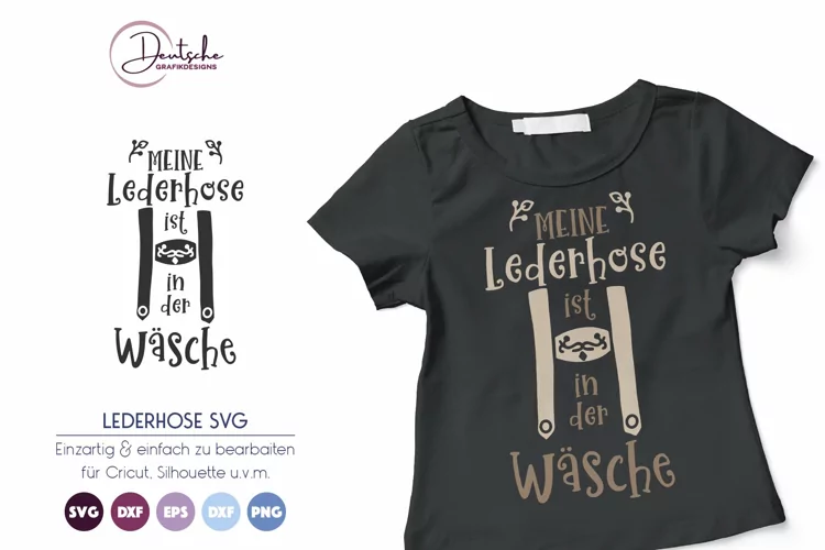 Lederhose SVG | Meine Lederhose ist in der Wäsche