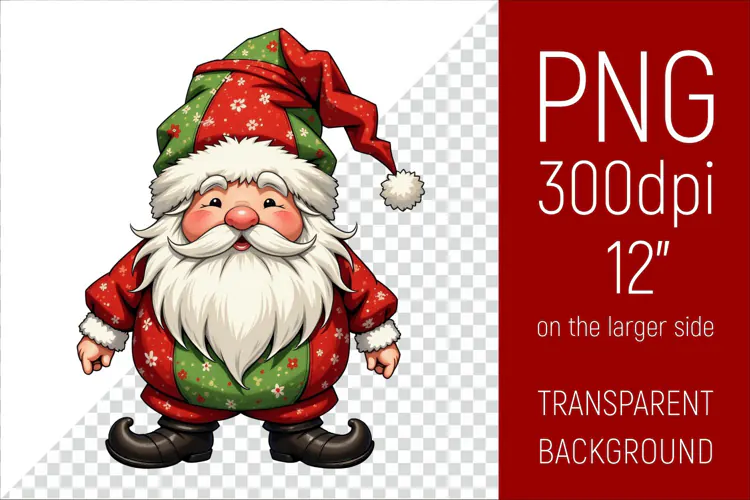 Christmas Gnome PNG | Christmas Sublimation Design