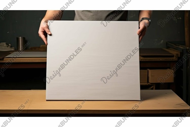 blank grey canvas example image 1