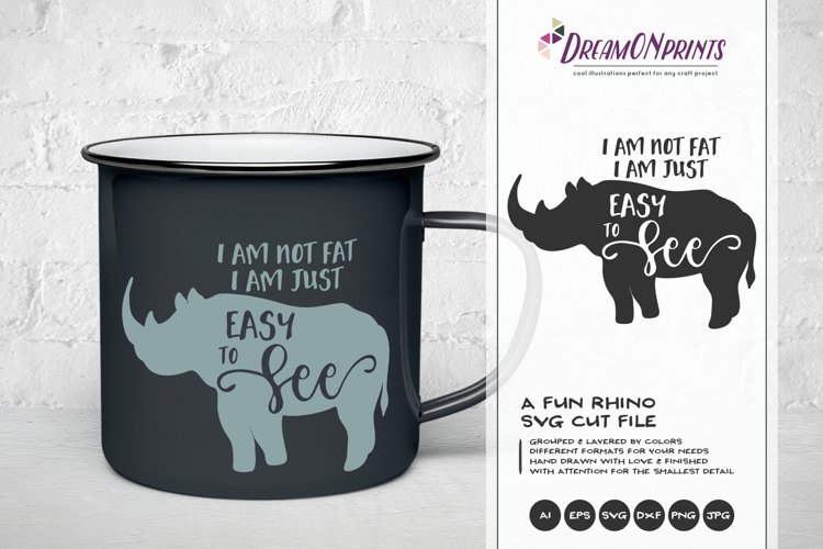 Rhinoceros Svg Image 9