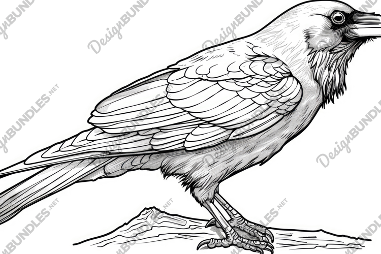 Common Raven Bird Background Wallpaper