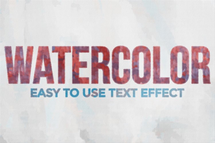 Watercolor - Photoshop Text Effect