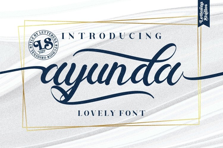 ayunda - Beautiful Script Font example image 1