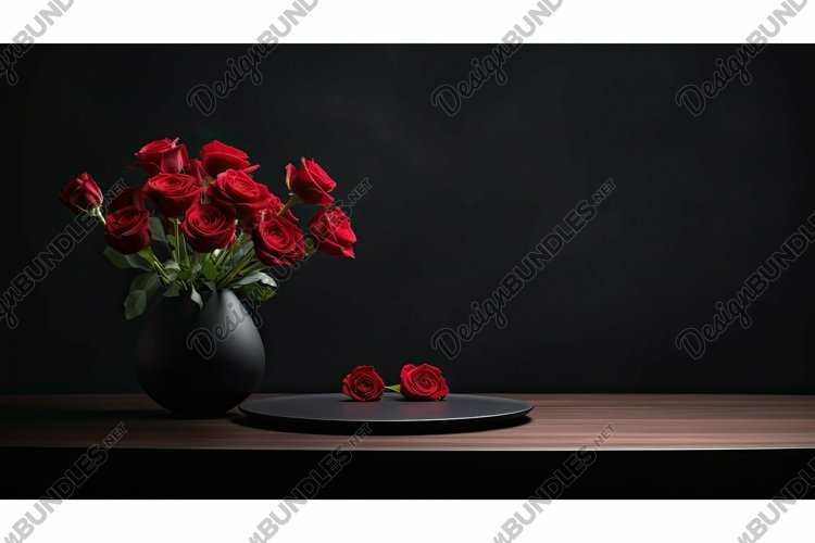 matte dark table background example image 1
