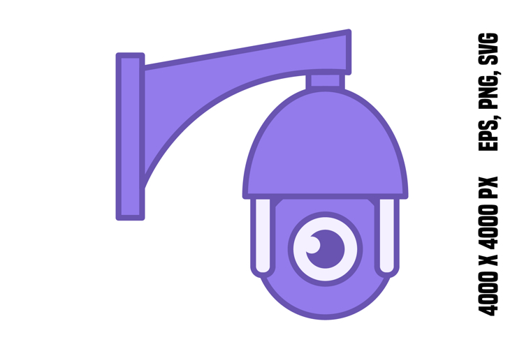 Colored Surveillance Icon