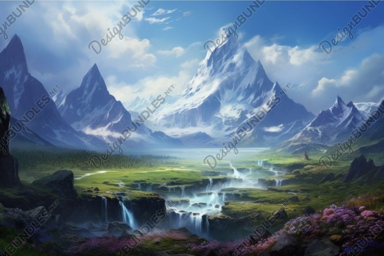 Mountains Clipart Image 20