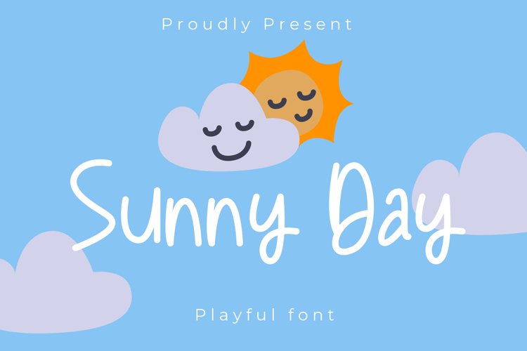 Sunny day Playful font example image 1