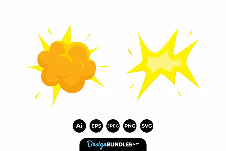Explosion Effect Illustrations