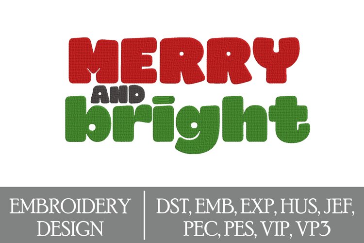 Christmas Machine Embroidery Design example image 1