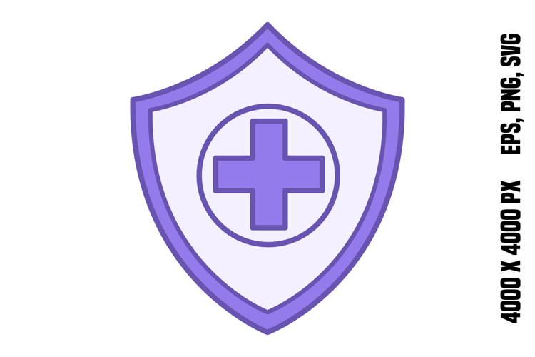 Colored Health Protection Icon