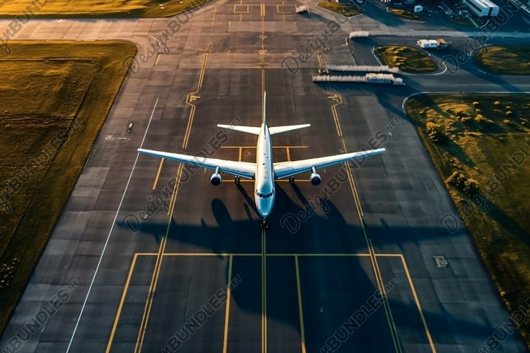 Airbus Top view stock photography example image 1