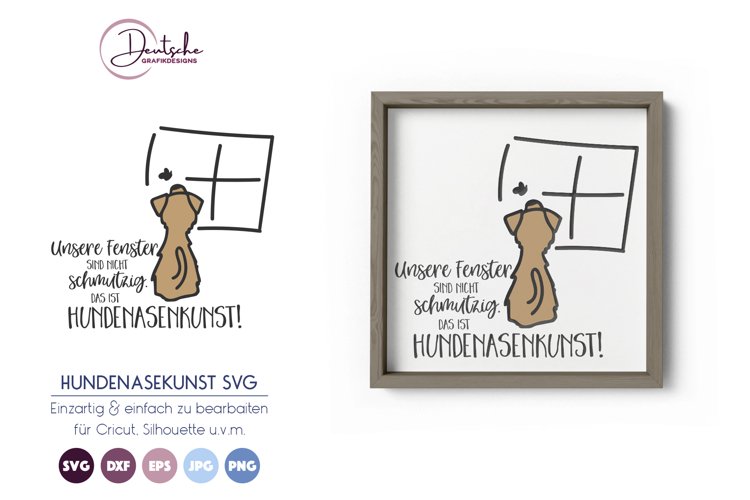 Hundenasekunst SVG | Hund SVG example image 1