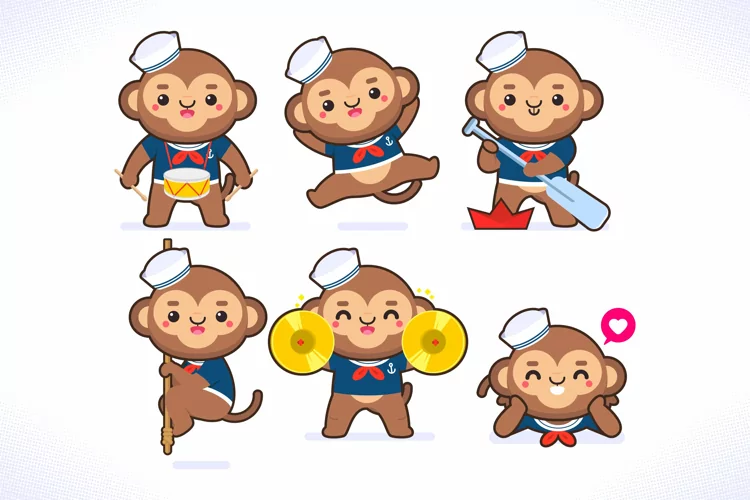 Animals Sailors Characters