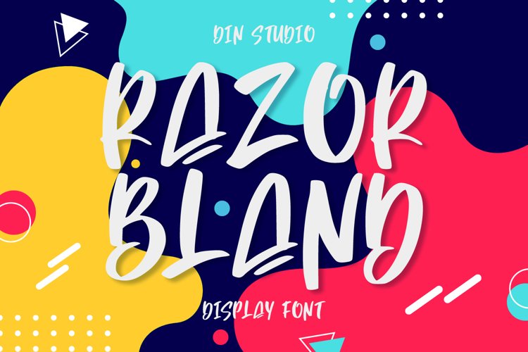 Razor Bland-Display Font example image 1