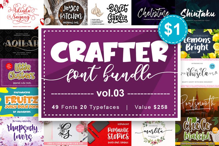 Crafter Font Bundle Vol. 3 example image 1
