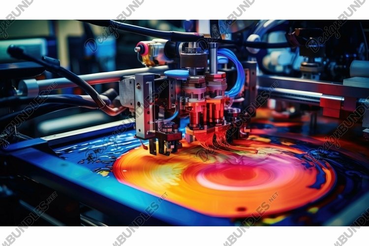 vibrant vinyl Printing Press example image 1