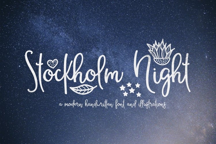 Web Font Stockholm Night