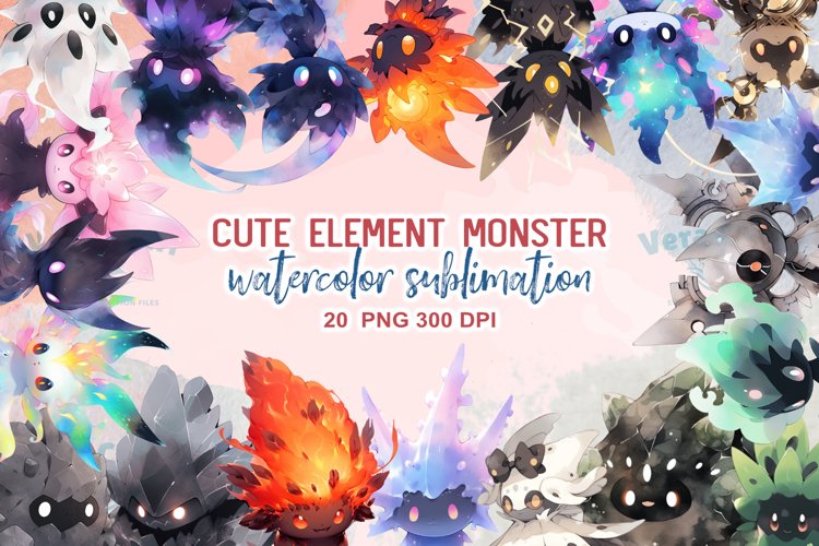 Cute Monster Clipart Image 22