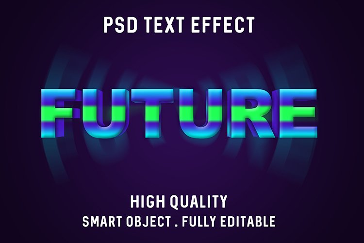 Future burst bold text effect example image 1