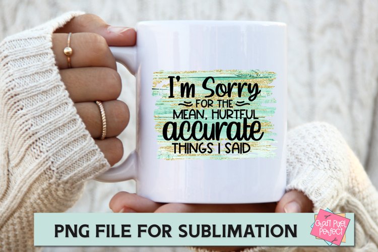 Sarcastic Quote Sublimation, Funny Coffee Sublimation Design example image 1