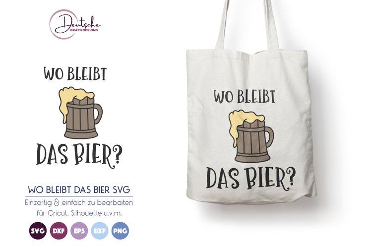 Wo bleibt das Bier | Bier SVG example image 1