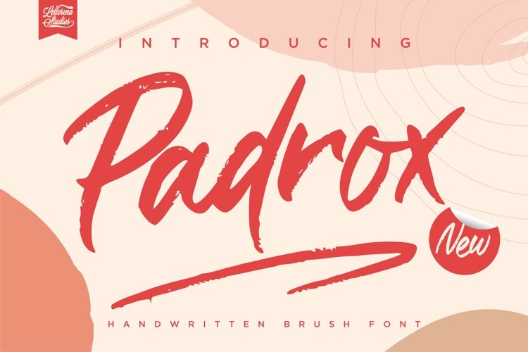 Padrox - Handwritten Brush Font example image 1