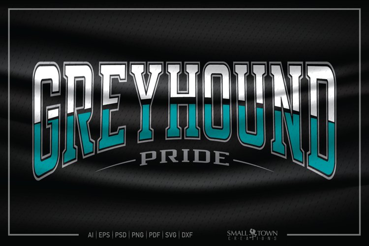 Greyhounds, Greyhound Pride, Greyhound SVG example image 1