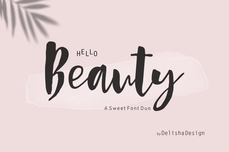 Hello Beauty Script Font Duo example image 1