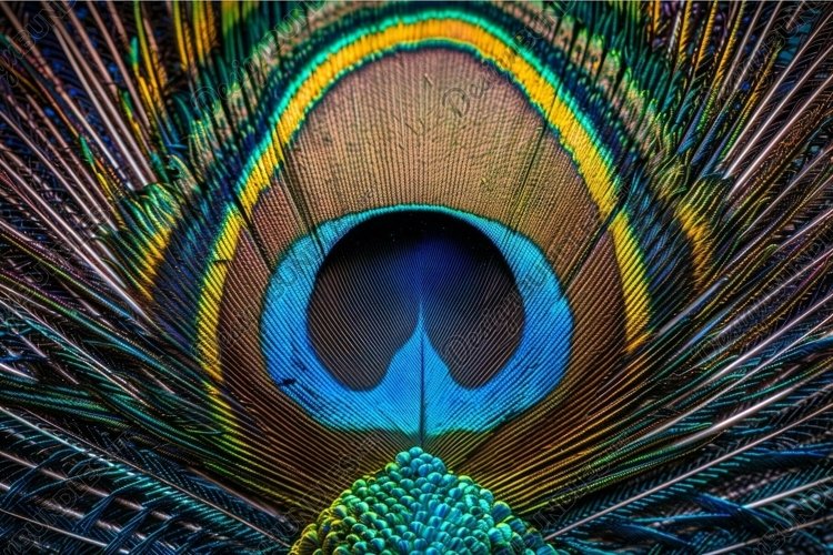 Peacock Feather Clipart Image 21