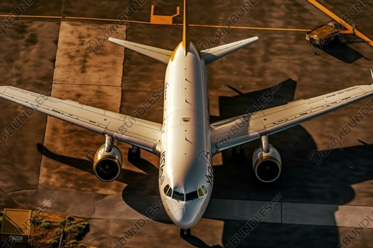 Airline aerial stock photography example image 1