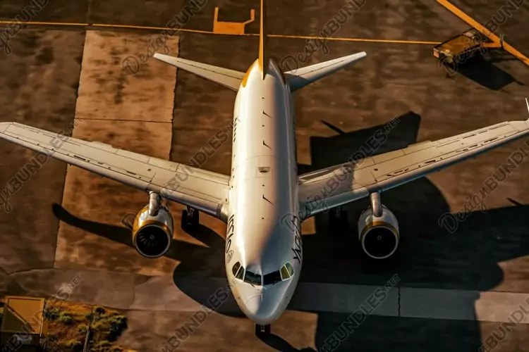 Airline aerial stock photography