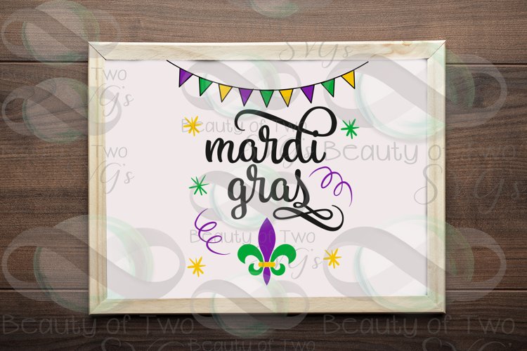 Mardi Gras svg & png, New Orleans svg, Fat Tuesday svg example image 1