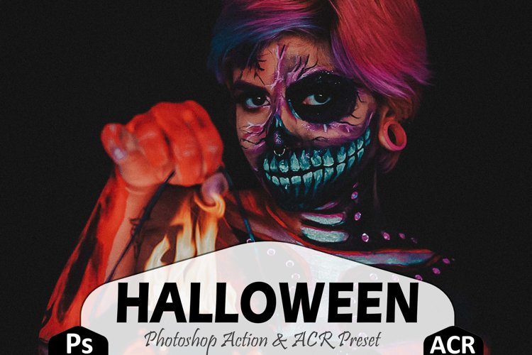 Halloween Photoshop Actions And ACR Presets example image 1