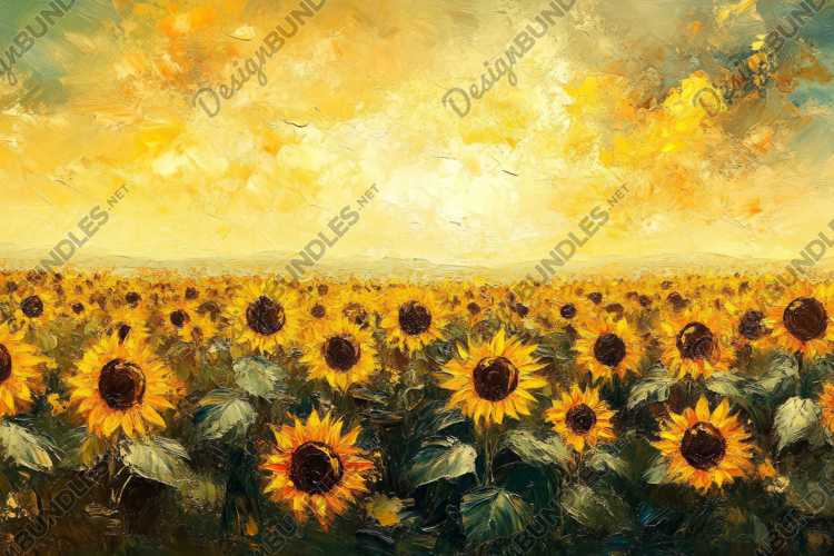 Sunflowers Background