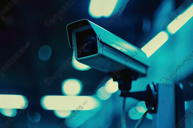 CCTV Camera Background Wallpaper
