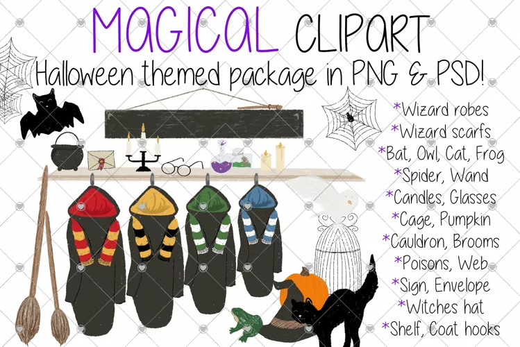 Magical, Magic, Wizard, Witch, Halloween, Broomstick,