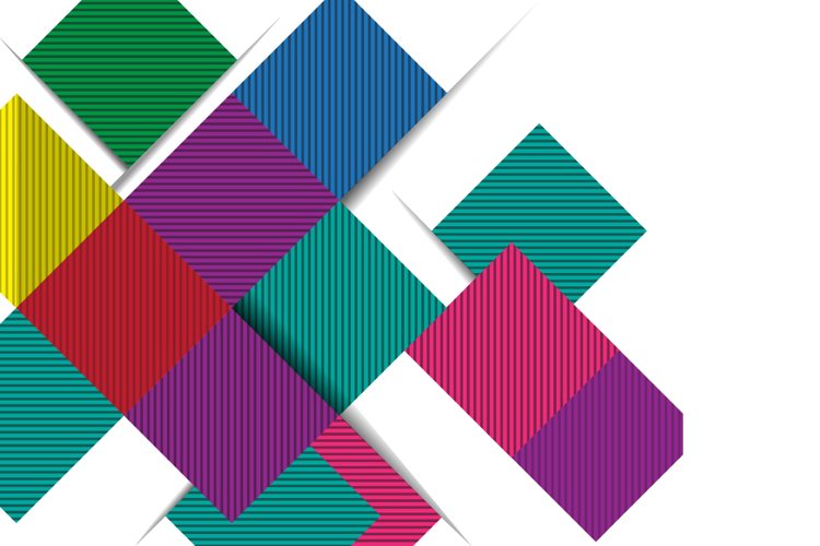 Abstract 3D Geometrical Design example image 1