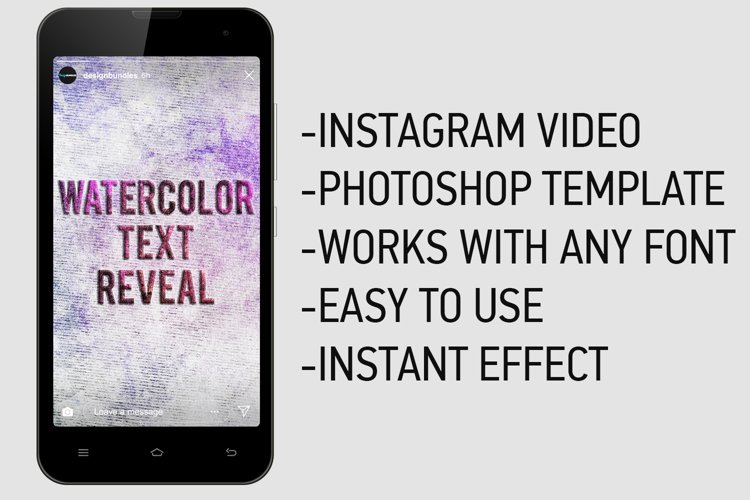 Animated Watercolor Text Reveal example image 1