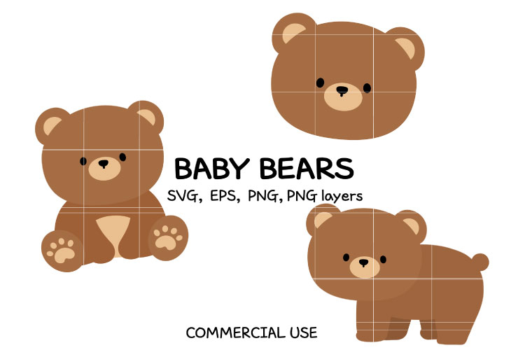 Baby Bear SVGs Image 4