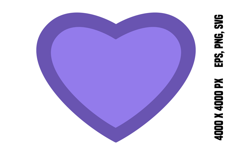 Colored Heart Icon