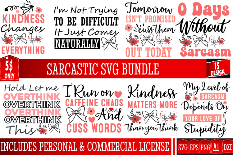 Sarcastic SVG Bundle,Sarcastic SVG Bundle Quotes,Sarcastic
