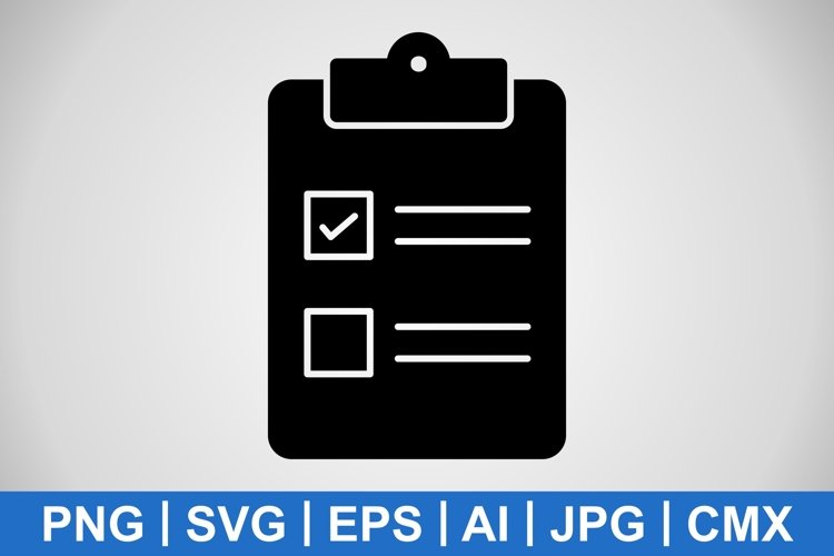 Vector Checklist Icon example image 1