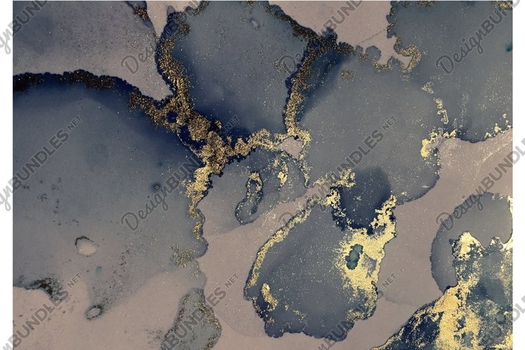 GOLD ALCOHOL INK TEXTURE example image 1