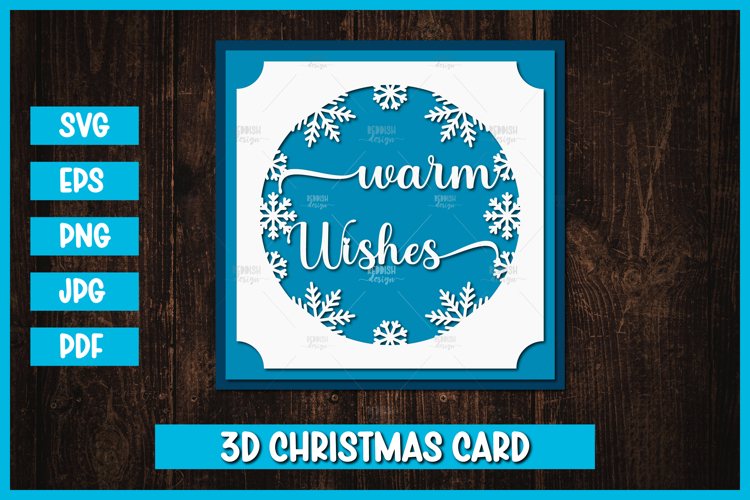 Christmas Shadow Box Svg Image 22