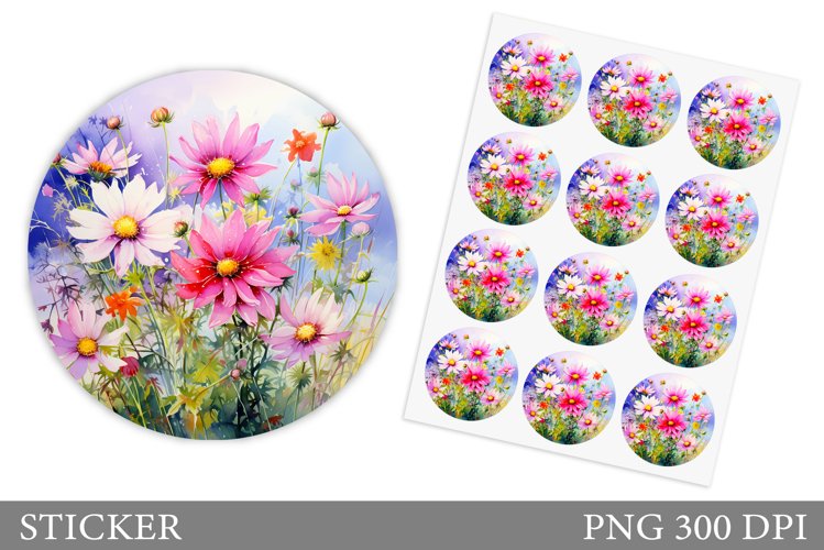 Watercolor Flowers Image 12