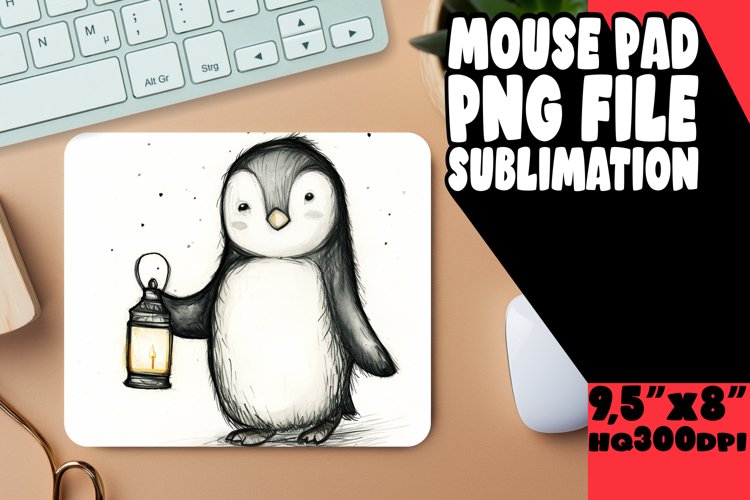 Boho Animal Bliss: Sublimation Mouse Pad Collection