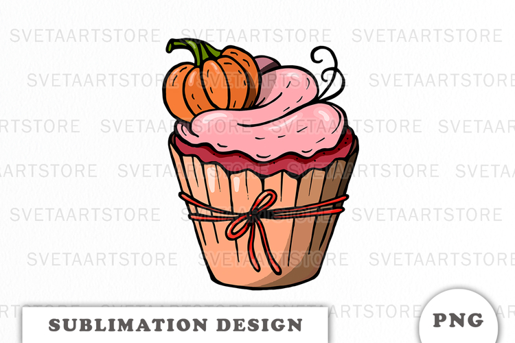 Cute Halloween Cupcake png